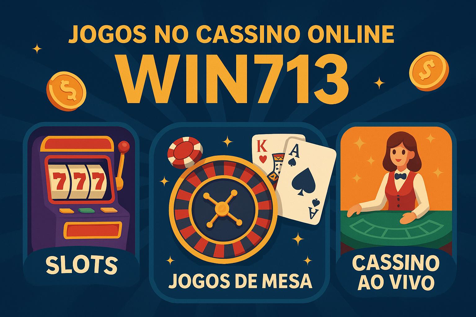 Jogos de cassino online inovadores e emocionantes na WIN713