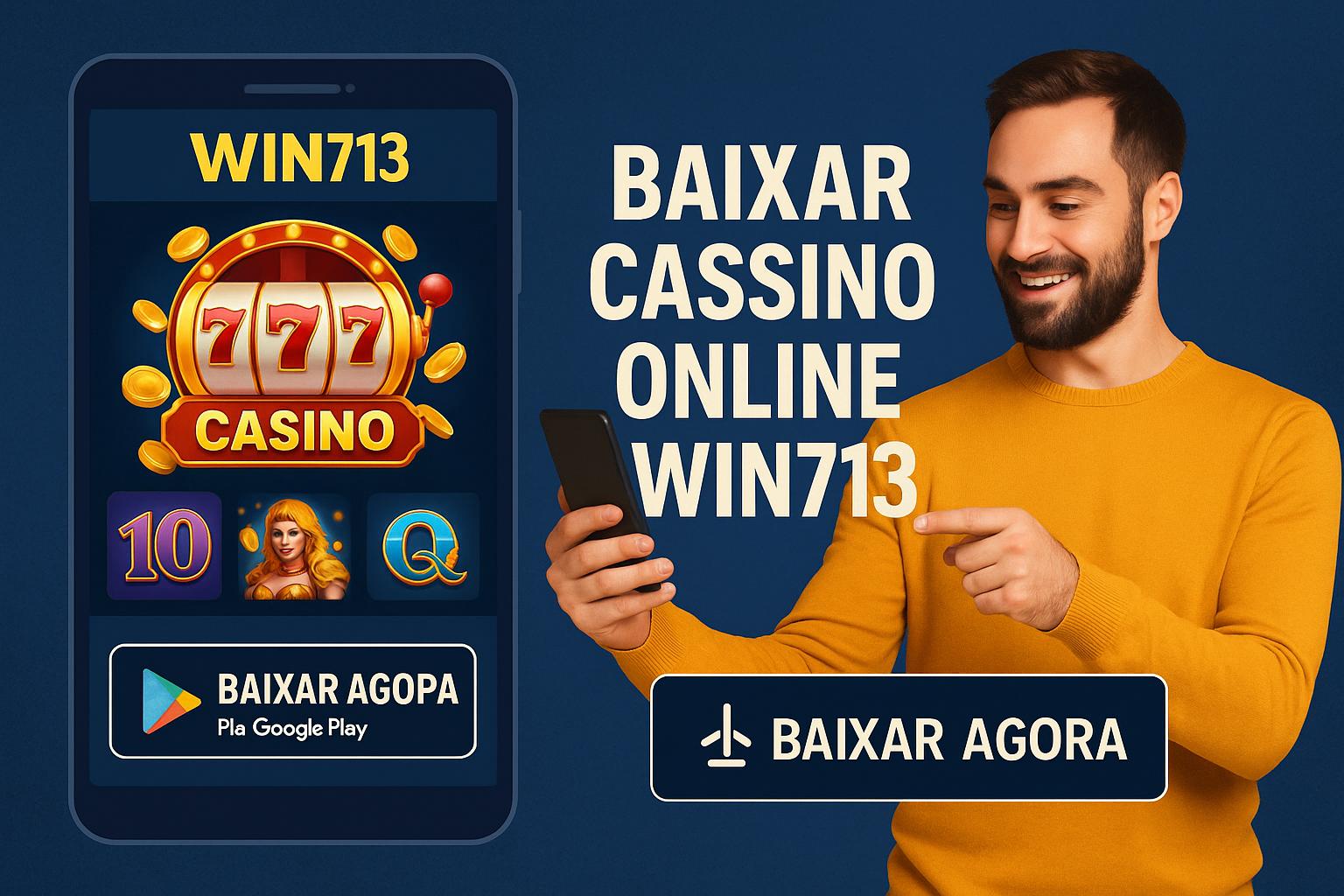 Baixar o WIN713 Cassino App